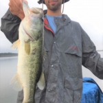 Paul Langemier caught this bass on a wacky rig