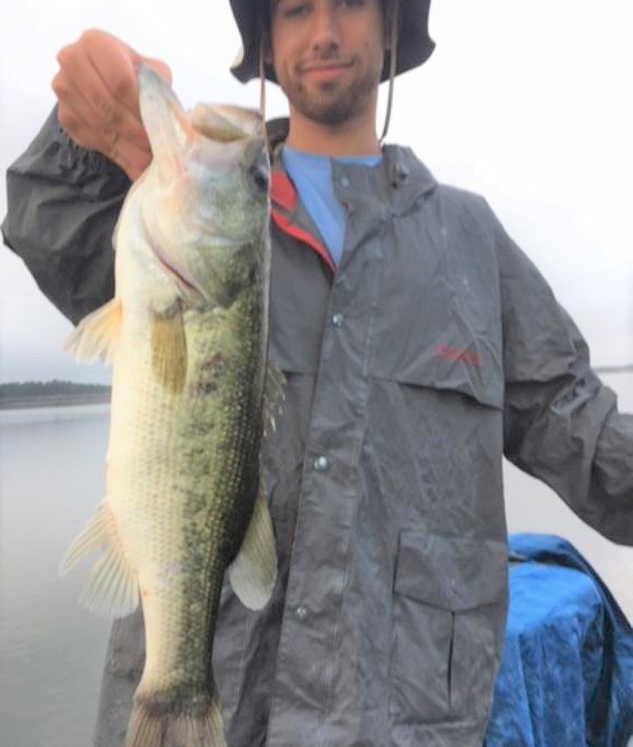 Paul Langemier caught this bass on a wacky rig
